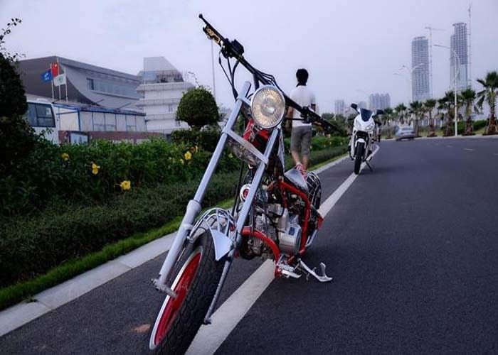 Motocicleta legal da rua do estilo 50cc do homem-aranha, tanque feito sob encomenda da bateria 3L dos interruptores inversores 12V de Harley