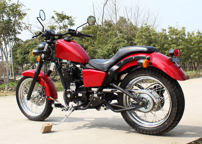 Motocicleta vermelha do interruptor inversor 250cc 90 km/h do baixo consumo de petróleo com transmissão 5 manual