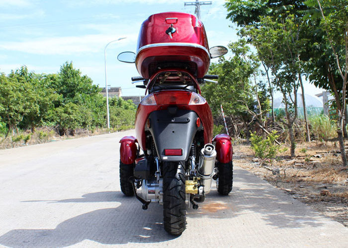 Areje curso de refrigeração do cilindro 4 da tri motocicleta adulta da roda 50cc o único com caixa traseira