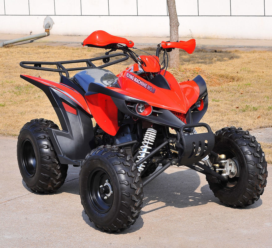 Um veículo utilitário de competência de Atv do vermelho 4 x 4 da juventude ATV 200CC de Seat de lado a lado