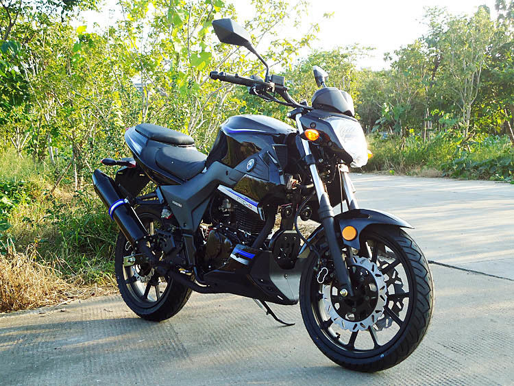 O ar refrigerou motocicleta posta elevação do cilindro das motocicletas 250cc a única com luzes de sinal