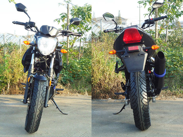 O ar refrigerou motocicleta posta elevação do cilindro das motocicletas 250cc a única com luzes de sinal