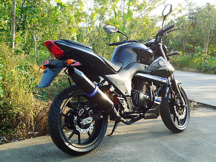 O ar refrigerou motocicleta posta elevação do cilindro das motocicletas 250cc a única com luzes de sinal