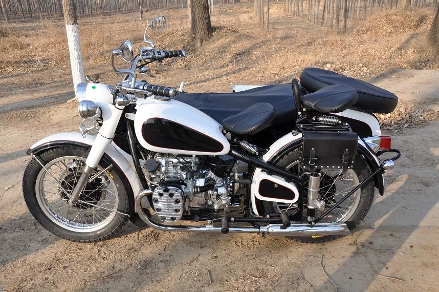 A elevação do estilo 750cc de Changjiang pôs a motocicleta dobro do motor das motocicletas com 3 assentos