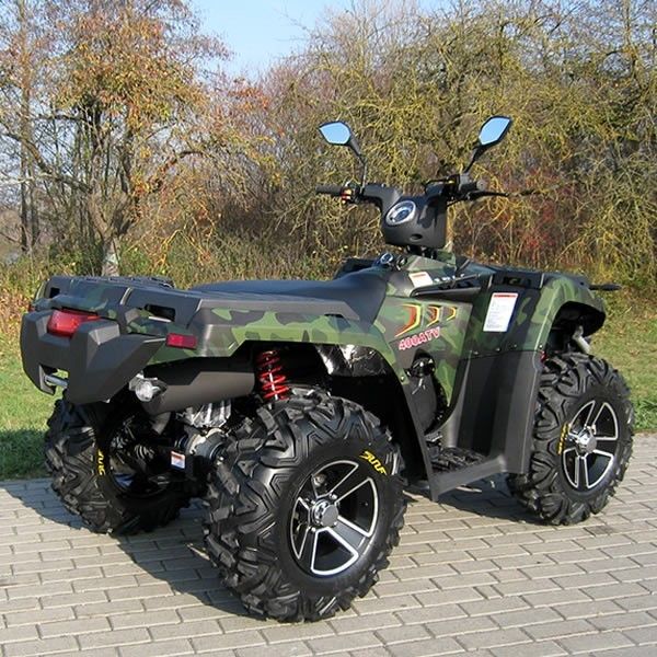 Lubrifique o dobro de quatro rodas de refrigeração de 400cc Atv/escolha A - arme com o deslocamento bonde da borda de alumínio