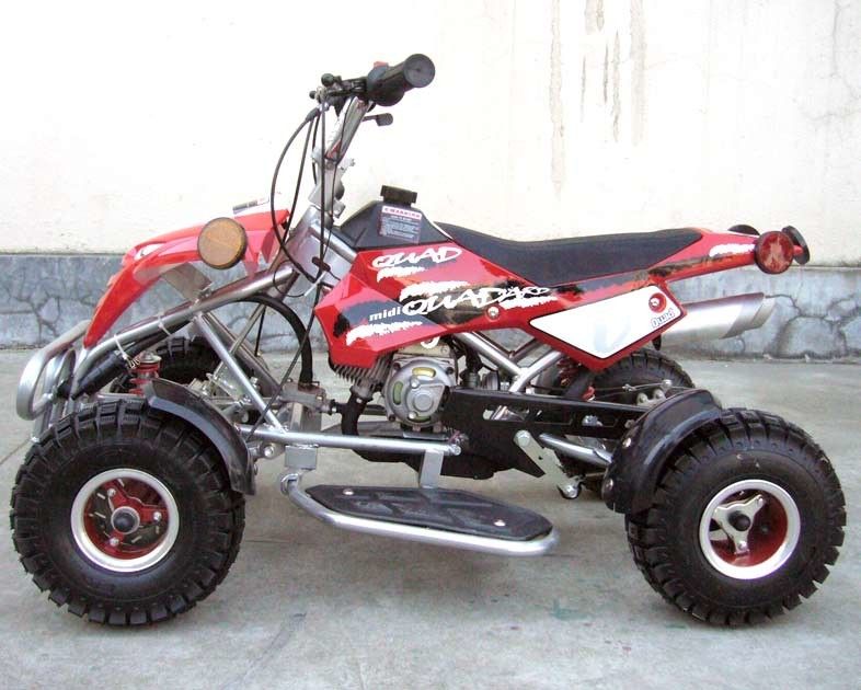 2 - Afague a bicicleta do quadrilátero de 50cc Atv com o disco dianteiro/parte traseira amortecedor dianteiro/parte traseira