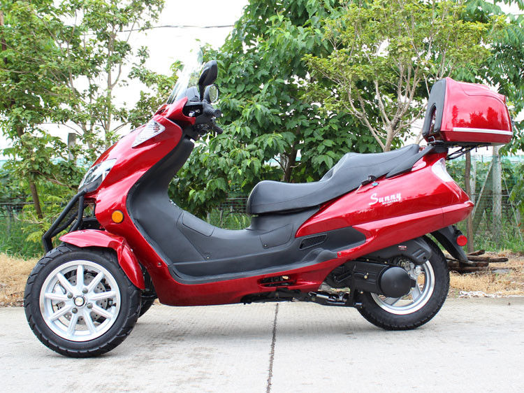 50CC tipo horizontal tri motocicleta da roda com único cilindro, transmissão da movimentação de correia