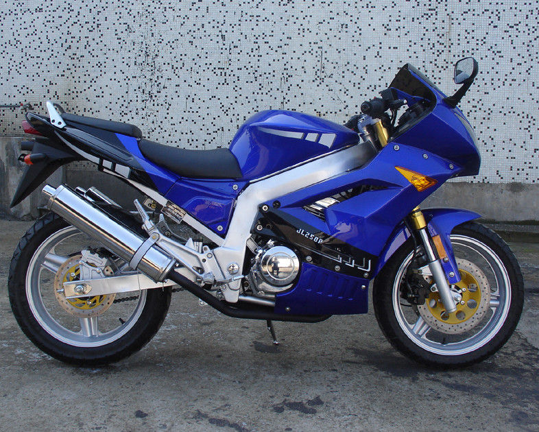 Motocicleta segura do interruptor inversor 250cc com curso dobro do cilindro quatro e quatro cores