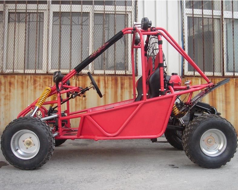 Kart com erros de Seat dobro do kart do freio de disco 150cc do franco/RR com sistema começar bonde