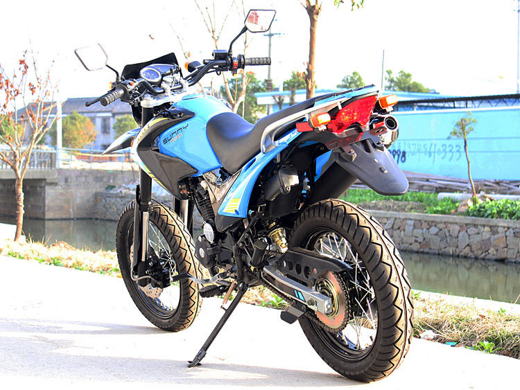 250cc escolhem a motocicleta de refrigeração ar da bicicleta da sujeira do curso do cilindro 4 com movimentação Chain
