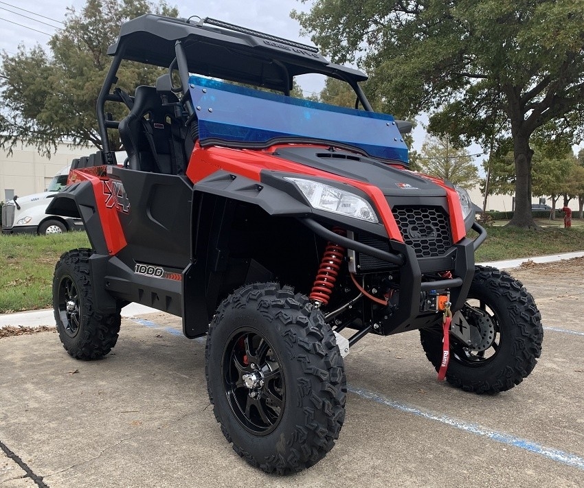 Veículo utilitário de gás 1000 UTV lado a lado ABS completo teto dois irmãos de corrida de escape