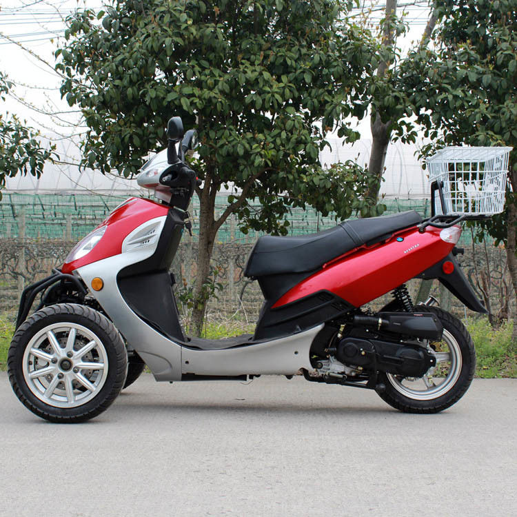 Areje curso de refrigeração do cilindro 4 da tri motocicleta adulta da roda 50cc o único com caixa traseira