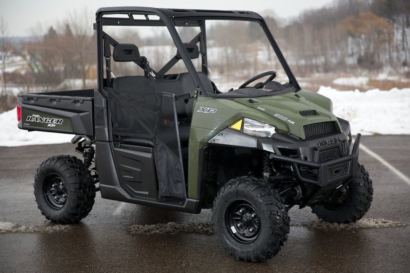 Guarda florestal Xp do Polaris 900 veículos utilitários do gás do verde prudente com para-brisa e portas
