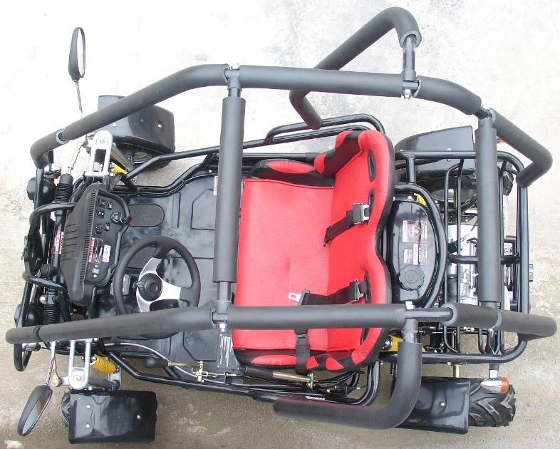 110cc tamanho pequeno kart motorizados, velocidade automática da embreagem 3 do kart adulto com reverso