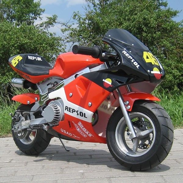A mini sujeira vermelha do gás Bikes 50cc, bicicletas pequenas da sujeira do começo bonde com transmissão automática