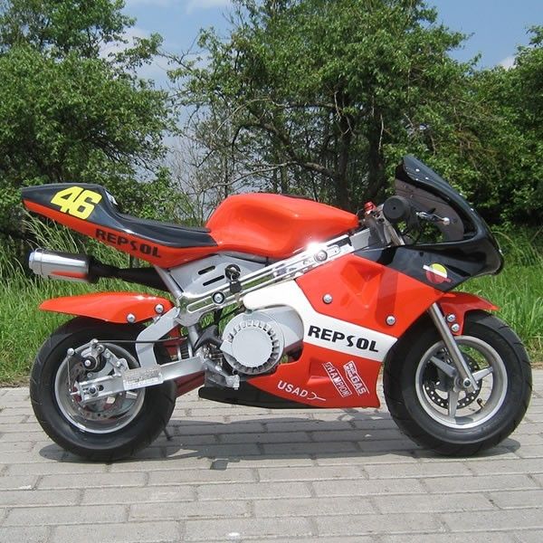 A mini sujeira vermelha do gás Bikes 50cc, bicicletas pequenas da sujeira do começo bonde com transmissão automática