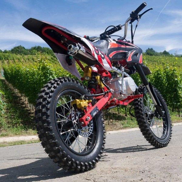 motocicleta média da bicicleta da sujeira do tamanho 125cc elétrica/pedal de arranque com embreagem manual
