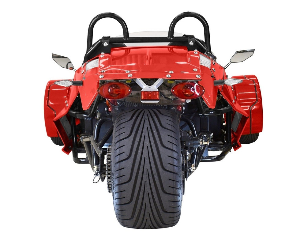 Tri Wheel Motorcycle E-Spider 72V Trike Potente 3000w Mid Drive Motor Com Bateria de Lítio