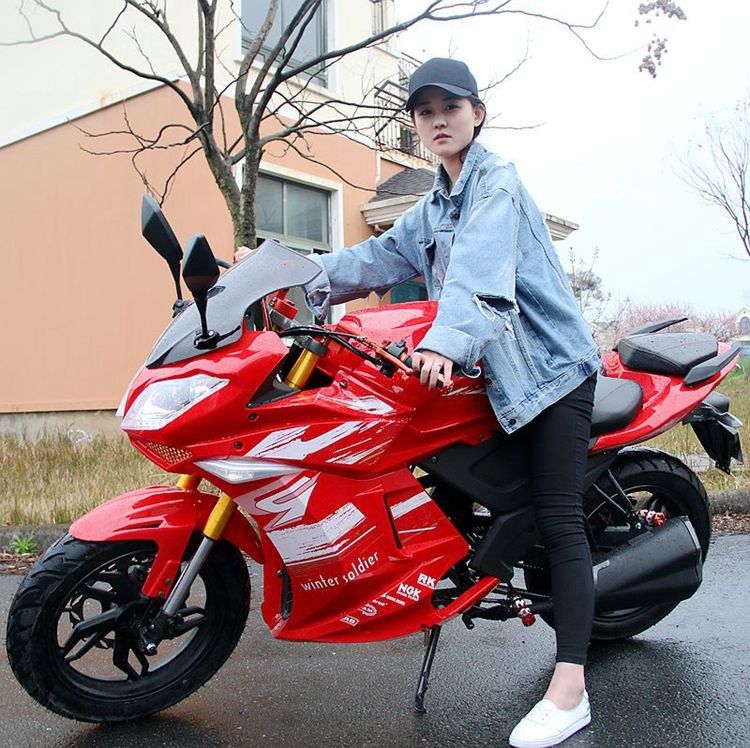 A única elevação do cilindro 150cc pôs a motocicleta de Seater das motocicletas 2 para adultos