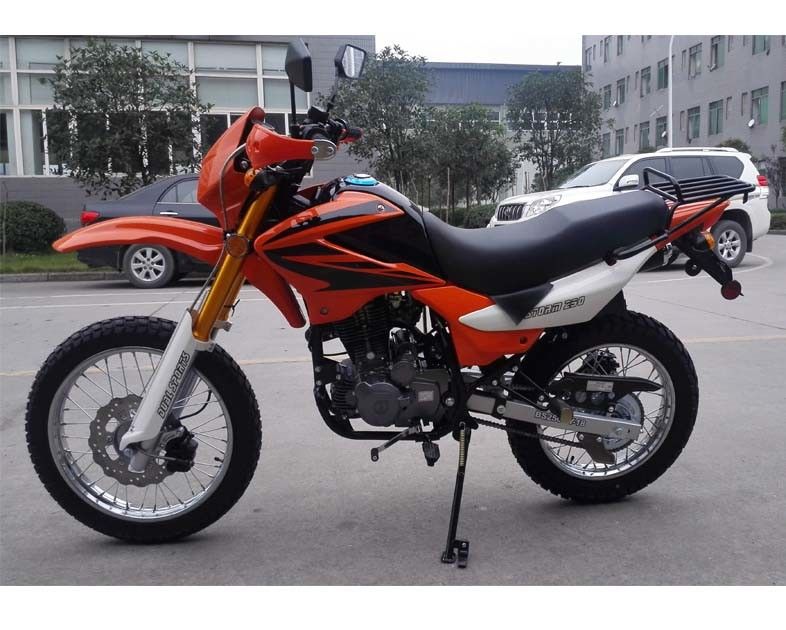 motocicleta de Off Road da motocicleta da bicicleta da sujeira refrigerar de ar 229cc com o motor do eixo do equilíbrio refrigerar de ar