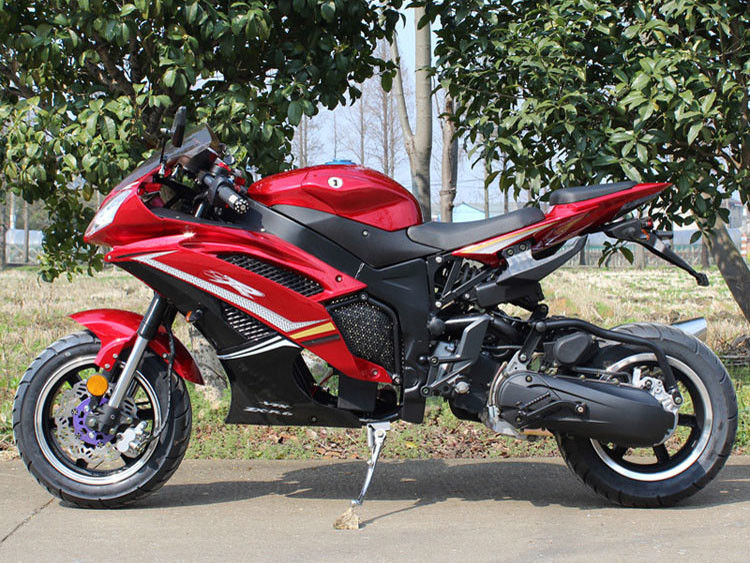 O tipo horizontal ar refrigerou 4-Stroke a motocicleta posta elétrica 150cc