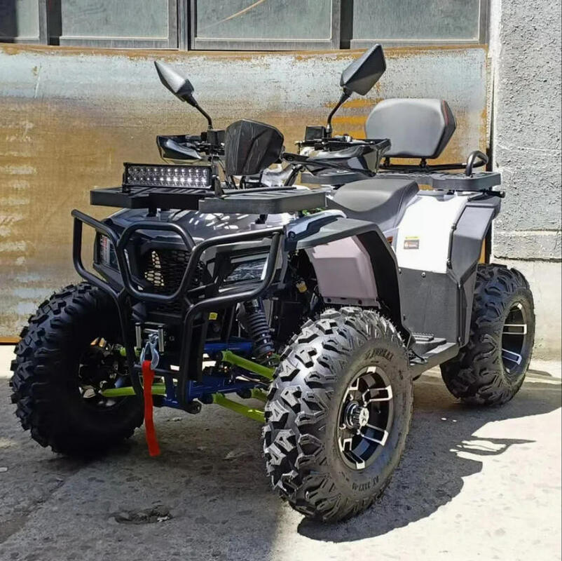 ATV 200cc 300cc Quad Bike Mais Vendido Motor Potente Chinês Rodas Freio Transmissão Automática