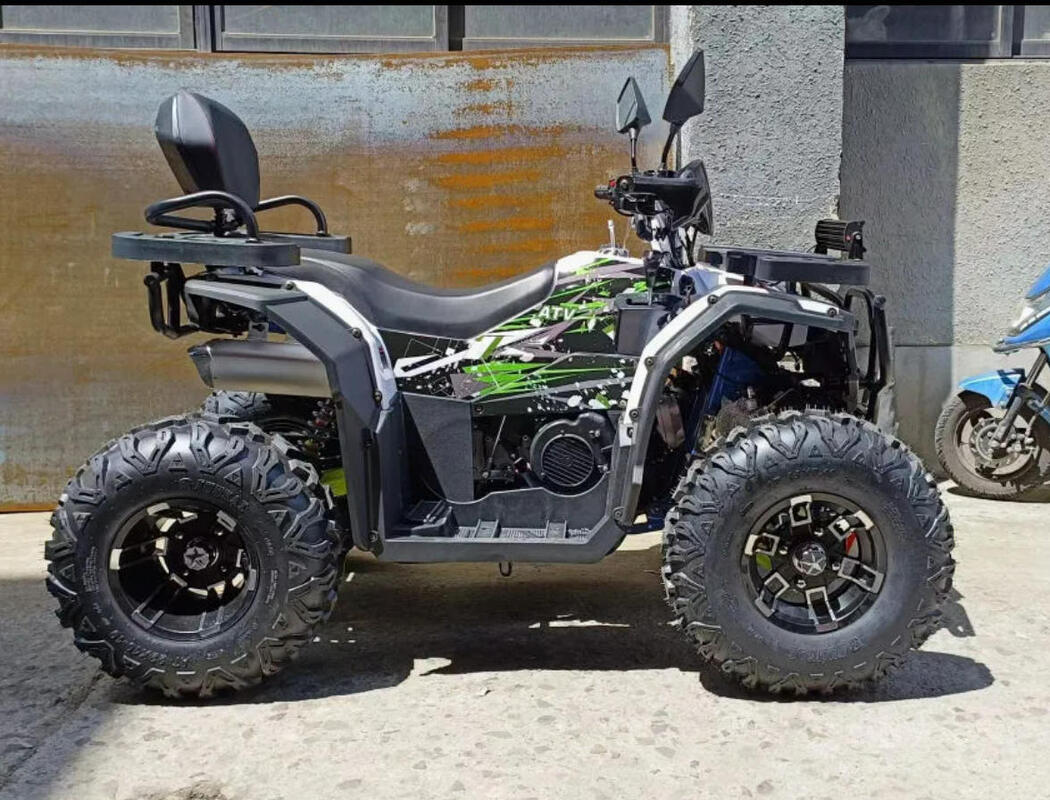 ATV 200cc 300cc Quad Bike Mais Vendido Motor Potente Chinês Rodas Freio Transmissão Automática
