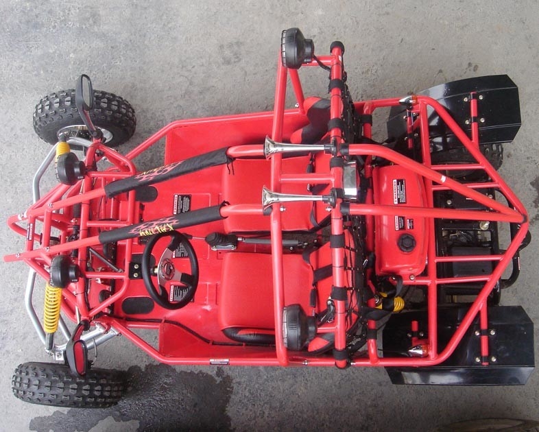 O grande carrinho 150CC do kart do tamanho com ar de CVT refrigerou o freio de pé bonde do começo
