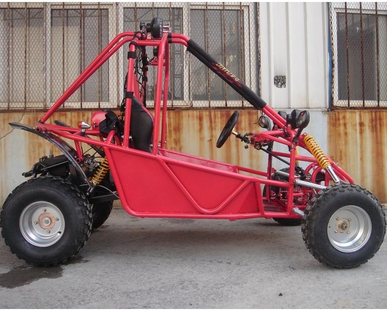 O grande carrinho 150CC do kart do tamanho com ar de CVT refrigerou o freio de pé bonde do começo