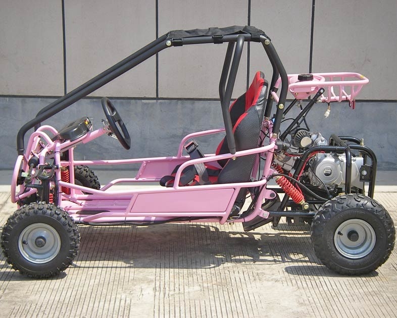 Começo bonde da TVC do curso do carrinho 4 do kart da operação do freio de pé automático com reverso